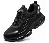 Zapatos De Seguridad Para Hombre Con Fondo Giratorio Antideslizantes Antibinchazo Moda Deportiva Botas Protectoras Talla True Fit Material Superior Mesh Suela De Goma