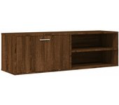 vidaXL Mueble de TV madera de ingeniería marrón roble 120x34x37 cm, Mueble de Salon, Mueble TV, Mueble TV salon, Mesa de TV, Mueble tele