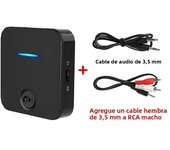 Bluetooth 5.0 Receiver Transmitter 3.5mm Aux Jack Stereo Handsfree Audio Music Wireless Adapter With Mic For Car PC TV Headphone