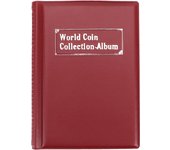 NICEYARD 120/60 Pockets Artificial PU Leather Coins Collection Album Book Collecting Money Organizer Storage Bags PVC Film