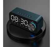 Despertador de radio de Digitaces, altavoz de Bluetooth, Hora del LED y exhibición de la Alarma y Espejo de escretorio