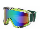 Gafas De Esquí Con Marco Grande Y Lente Colorida Anti-Collisión Anti-Resplandor Para Deportes Al Aire Libre Nieve Snowboard Skiing