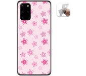Tumundosmartphone Funda Gel Tpu para Samsung Galaxy S20+ Plus diseño Flores Dibujos