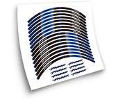 Kit de Pegatinas compatibles con  llantas de moto Yamaha Fazer mod.2