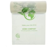 MONOUSO | Rollo de Bolsas Plástico Bio Home Compost 25x37cm G50 (3.000 Uds)
