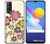 Funda Gel Tpu para Vivo Y52 5G / Y72 5G diseño Primavera En Flor Dibujos