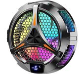 Radiador para tableta X42, enfriador de tableta, radiador magnético semiconductor, iluminación colorida RGB, ventilador de enfriamiento de semiconductor magnético de 10 cm para tableta