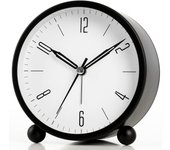 Reloj despertador silencioso sin tictac con luz de noche: para dormitorio, escritorio y regalo
