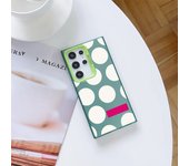 New Spain Yellow Spotted Phone Case for Samsung Galaxy S25 S24 S23 S22 S21 S20 Note20 FE Ultra Plus 4G 5G Anti Fall Matte Cover