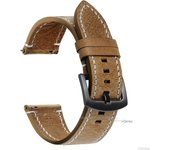 18 24 20mm 22mm Leather Strap for Samsung Galaxy Watch 7/6/5/4 40 44mm Vintage Bracelet for Xiaomi for Redmi Watch 3 Lite/Active