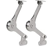 2 piezas Bisagra de soporte de tapa de Servicio pesado Cierres tapa plegable Bisagra Manter tapa Bisagra abierta para Gabinete