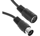Cable MIDI de 5 pines macho a hembra 1 m - BeMatik