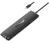 Lemorele Estación de Acoplamiento USB C para Monitores Triples,  Surface Laptop. Hub Multiport Tipo C Thunderbolt 3 con HDMI Dual 4K + Ethernet + 10Gbps