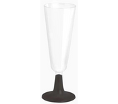 Start Electric | Copa cava plástico transparente 150cc con pie ideal para un brindis en eventos 100% reciclables y reutilizables | Marca Maxi Products