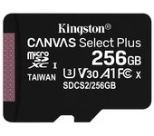 256GB MICROSDXC CANVAS SELECT 100R A1 C10 SP W/O ADAPT ER