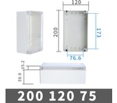 Transparent Waterproof Outdoor Enclosure Plastic Box Electronic Project  Case Instrument  Electrical Box Junction Box Housing