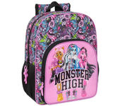 Mochila Adaptable a Carro Monster High "Drama" 33X42X14Cm (Safta 612598180)