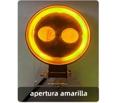 3Inch 12V-24V LED Car Work Lamp Angel Eye Super Bright Car Light for Truck SUV ATV Jeep Motorcycle Tractor Tricycle Accessories