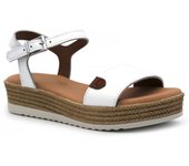 Sandalias plataforma blanca Oh My Sandals 5313