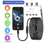 FUERS Android Endoscope Camera 3 IN1 Micro USB Type C Borescope Mini Camera Waterproof LED Car Inspection For HUAWEI XIAOMI PC