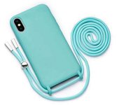FAMZ Funda Colgante Iphone 11 Pro Silicona Turquesa