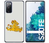 Tumundosmartphone Funda Gel Tpu para Samsung Galaxy S20 FE diseño Leones Dibujos