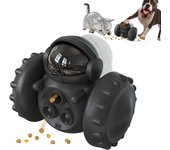 Dog Treat Leaking Toy For Small Big Dogs Tumbler Interactive Toys Puppy Cat Slow Food Feeder Dispenser IQ Training Accessories