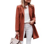 Women's Wool Blends Coats Outerwears Winter Women Trench Coat Warm With Lined Streetwear Jackets Femela New in Coats