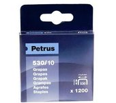 PETRUS Caja 1200 Grapas Cobreadas 11,4x10mm Modelo 530 - PETRUS - 19845 Grapas Recambios y Accesorios Tornillos Grapas