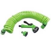 MANGUERA RIEGO ESPIRAL 4 FUNCIONES 7,5M + ACCESORIOS