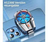 300Mah rechargeable mobile phone air cooler X52 Mobile phone cooling fan Mobile phone radiator back clip for iPhone Samsung