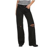 Vaquero Only Carla wide leg negro para mujer-NF