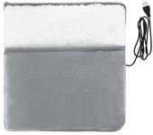 Pantuflas cálidas para pies, guante calefactor eléctrico USB, calentador de pies de manos lavable, calentador de pies para el hogar, Invierno