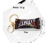 Simulation M Bean Chocolate Chocolate Key Chain Pendant Miniature M Bean Pendant Creative Food and Play Goods Gift Decoration