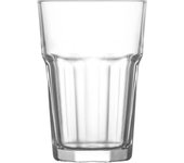 LAV - Set de 6 Vasos de Cristal para Refresco 365cc - Elegantes, Duraderos y Versátiles. Estilo Clásico y Transparente