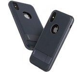 Kameleon para iPhone XS / X - funda con soporte - Azul medianoche