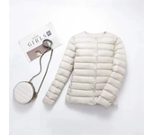 2024 New European Women Spring Autumn Light Duck Down Fabric Lightweight Coat Female Windbreaker Parka Down Jackets Plus Coats