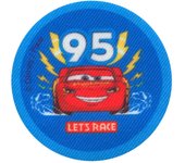 Parches Ropa Disney – Pixar – Vehículos – Transportes – Racers – Carreras – Parche Impreso Ropa – (licencia oficial) – Cars Kachow – Coches – Rayo McQueen – 6,5 x 6,5 cm. - Moda The Happy Patch
