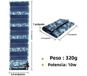 Solar panel 5V 10W powerful power banks Foldable For cell phone outdoor waterproof usb solar battery charge For camping