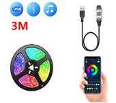 USB Led Strip Lights DC 5V RGB 5050 Bluetooth APP Control Led Flexible Diode Decoration For TV Backlight Lamp Ribbon 1/2/3/5M