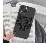 Fashion Tiger Bear Logo Phone Case For Apple iPhone 14 13 12 11 SE XS XR X 7 8 6 mini Plus Pro MAX Soft Black Cover