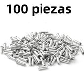 50/100pcs Bicycle Cable End Caps Aluminum Alloy Bike Brake Shifter Cable Tips Wire End Cap Multiple Colors Bike Line Core Caps