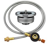 Outdoor Camping Stove Butane Gas Adapter Split Stove Converter Connection Hose for Outdoor Cooking Camping Equipment Accessorie