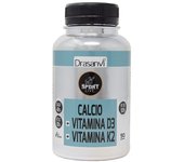Drasanvi - Calcio + Vitamina D3 + Vitamina K2 - 90 comprimidos - Suplemento para huesos - 90 comprimidos de Calcio + Vitamina D3 + Vitamina K2 - Promueve la salud ósea.