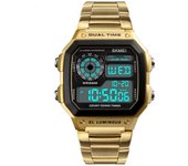Reloj Digital Deportivo para hombre, Reloj de Negocios, Cuadrados, resistente a Agua, Reloj, Alarma, multifuncional