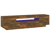 vidaXL Mueble de TV con luces LED 160x35x40 cm, Mueble de Salon, Mueble TV, Mueble TV salon, Mesa de TV, Mueble tele