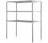 Mediawavestore - Estante para Microondas 3 Estantes de Metal y Plástico