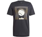 ADIDAS Camiseta M Tns Rg G Hombre manga corta negro de tenis y padel - IS2415