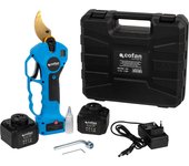 Cofan Tijeras de Podar Eléctricas | Funcionamiento a Batería Li-ion 25 V 2 Ah