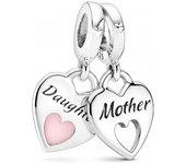 Pandora - Charm Colgante Doble Corazón Dividido 799187C01
